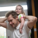 Silliness with Daddy!