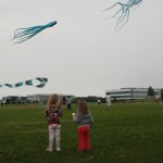 Watching kites on Canada day.